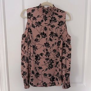Ivanka Trump Cold Shoulder Long-sleeve Top